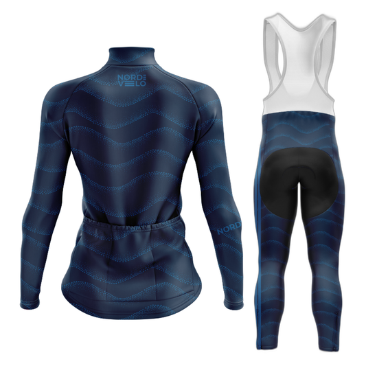 Nordvelo Ocean Wave Women's Long Sleeve Kit - Back