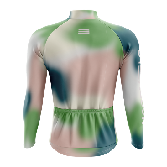 Nordvelo Bloom Men Long Sleeve Jersey - Moss rear