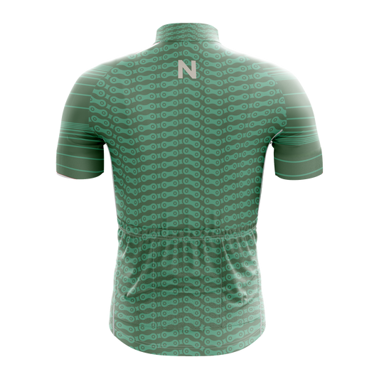 Nordvelo Chainlink Men Short Sleeve Jersey - Sage rear