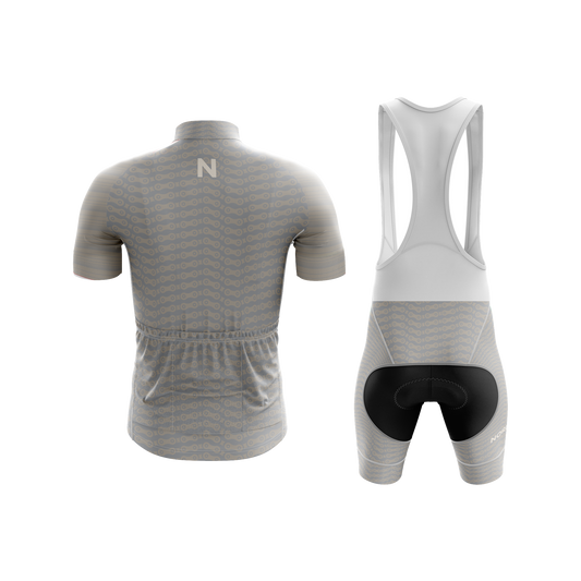 Nordvelo Chainlink Men Short Sleeve Kit - Stone rear