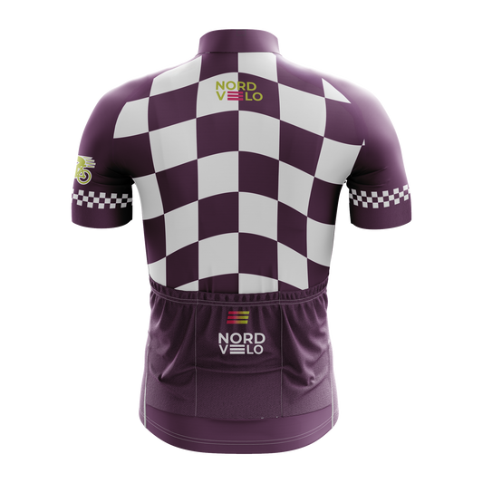 Nordvelo Circuit Men Short Sleeve Jersey - Amethyst rear