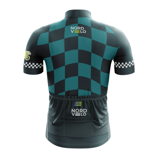 Nordvelo Circuit Men Short Sleeve Jersey - Jade rear
