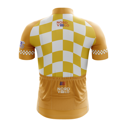 Nordvelo Circuit Men Short Sleeve Jersey - Saffron rear