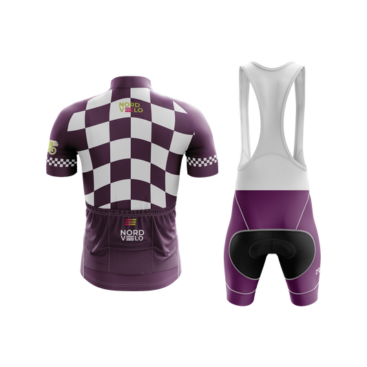 Nordvelo Circuit Men Short Sleeve Kit - Amethyst rear