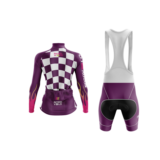 Nordvelo Circuit Women Long Sleeve Kit - Amethyst rear