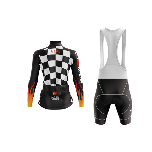 Nordvelo Circuit Women Long Sleeve Kit - Ember rear