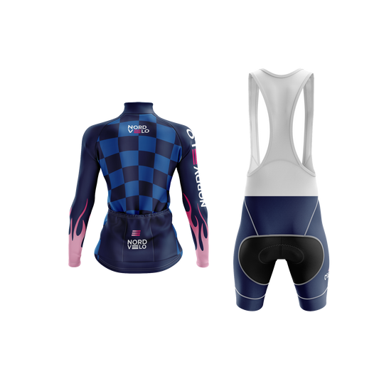 Nordvelo Circuit Women Long Sleeve Kit - Marine rear