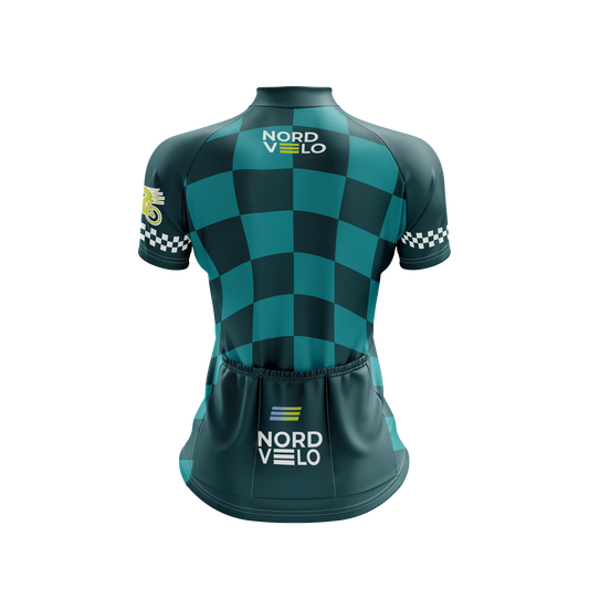 Nordvelo Circuit Women Short Sleeve Jersey - Jade rear
