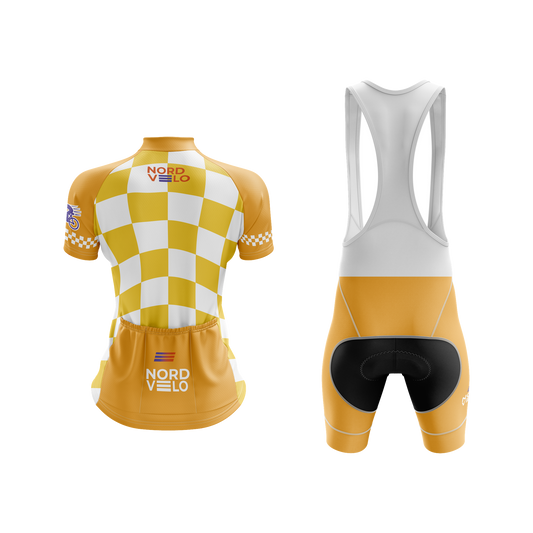 Nordvelo Circuit Women Short Sleeve Kit - Saffron rear