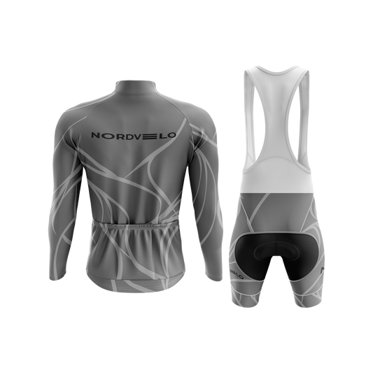 Nordvelo Current Men Long Sleeve Kit - Charcoal rear