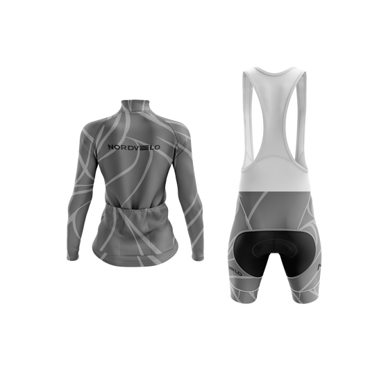 Nordvelo Current Women Long Sleeve Kit - Charcoal rear