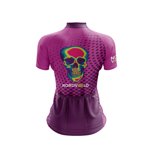 Nordvelo Halftone Women Short Sleeve Jersey - Berry rear