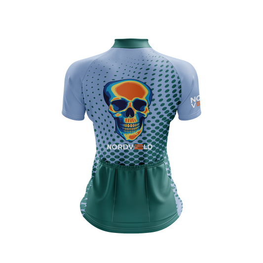Nordvelo Halftone Women Short Sleeve Jersey - Teal rear
