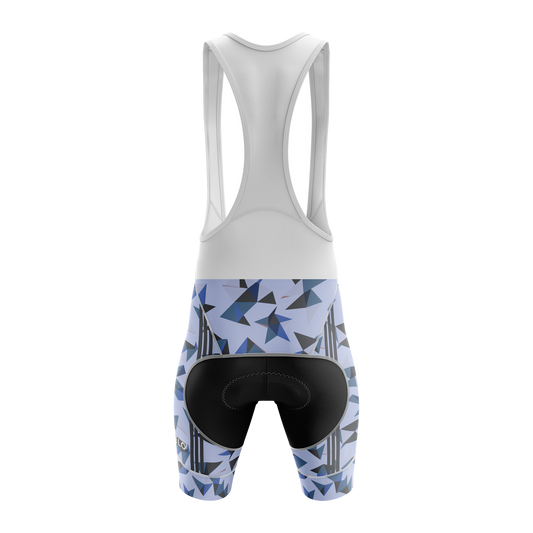 Nordvelo Kaleido Women Bib Shorts - Periwinkle rear