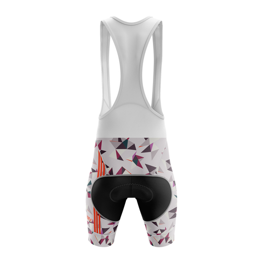 Nordvelo Kaleido Women Bib Shorts - Pewter rear