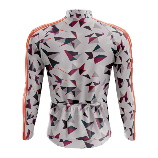 Nordvelo Kaleido Men Long Sleeve Jersey - Pewter rear