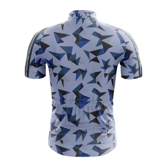 Nordvelo Kaleido Men Short Sleeve Jersey - Periwinkle rear