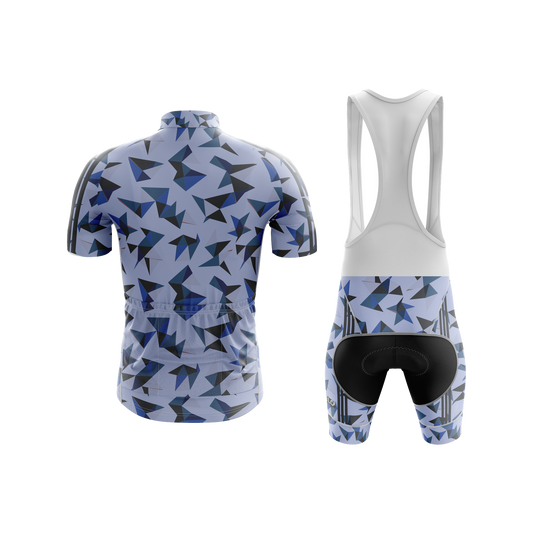 Nordvelo Kaleido Men Short Sleeve Kit - Periwinkle rear
