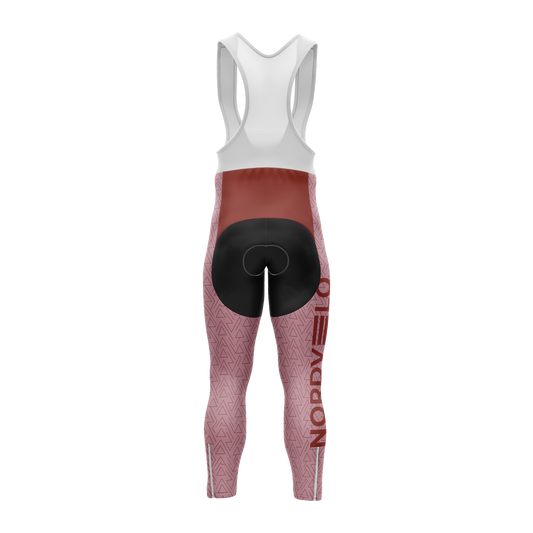 Nordvelo Mountain Women Bib Tights - Rosewood rear