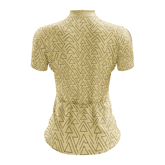 Nordvelo Mountain Women Short Sleeve Jersey - Sand rear