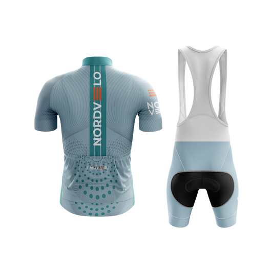 Nordvelo Peloton Men Short Sleeve Kit - Dove rear