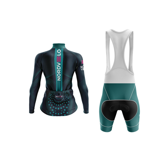 Nordvelo Peloton Women Long Sleeve Kit - Obsidian rear