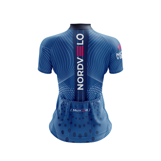 Nordvelo Peloton Women Short Sleeve Jersey - Royal rear