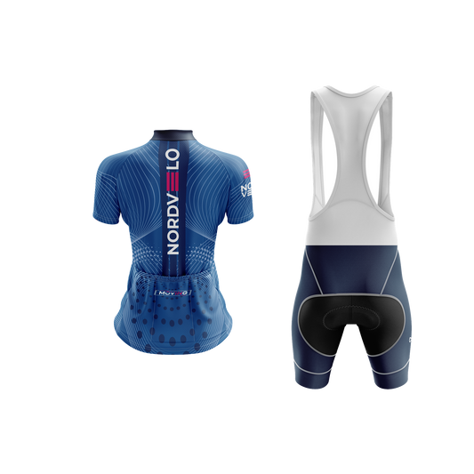 Nordvelo Peloton Women Short Sleeve Kit - Royal rear