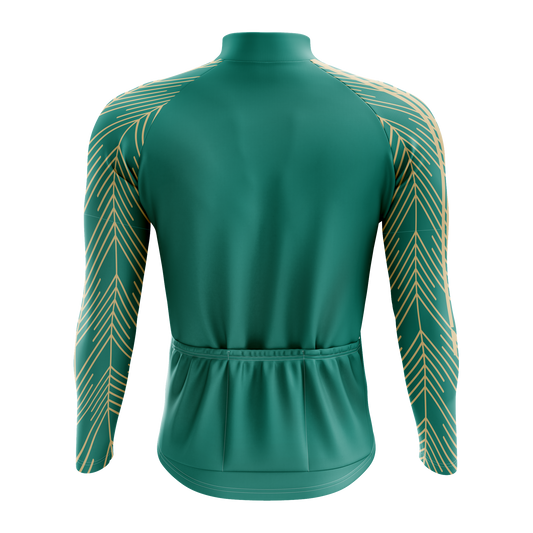 Nordvelo Plume Men Long Sleeve Jersey - Pine rear