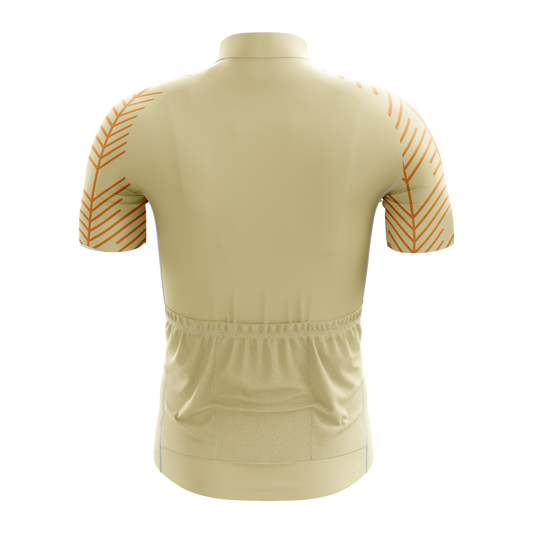 Nordvelo Plume Men Short Sleeve Jersey - Wheat rear