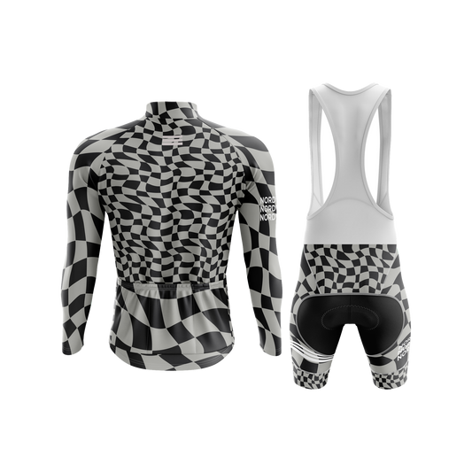 Nordvelo Ripple Men Long Sleeve Kit - Ash rear