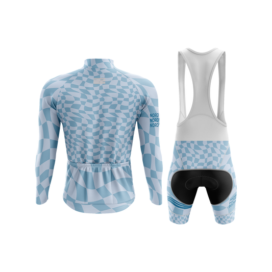 Nordvelo Ripple Men Long Sleeve Kit - Powder rear