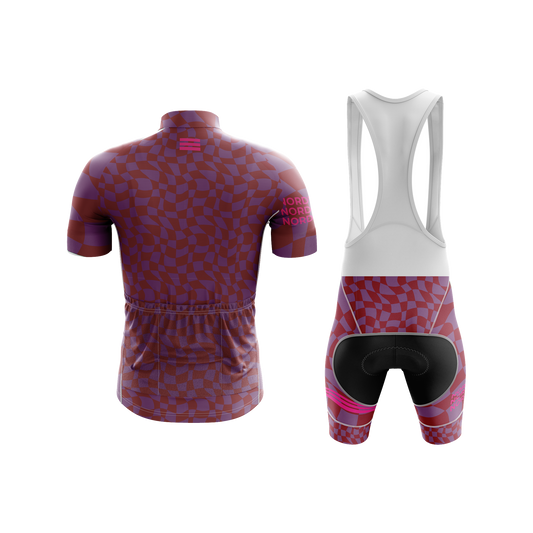 Nordvelo Ripple Men Short Sleeve Kit - Mulberry rear