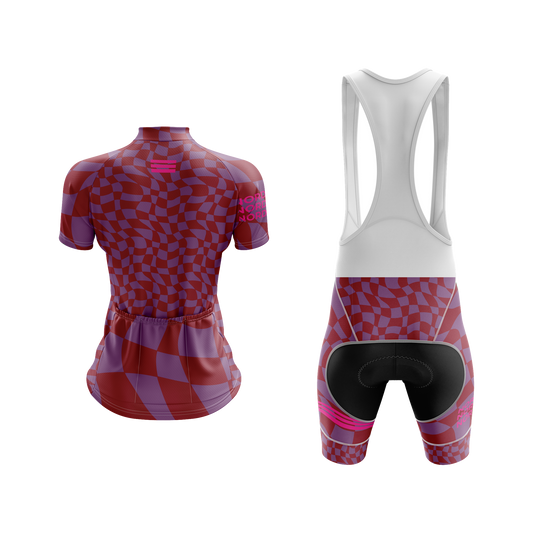 Nordvelo Ripple Women Short Sleeve Kit - Mulberry rear