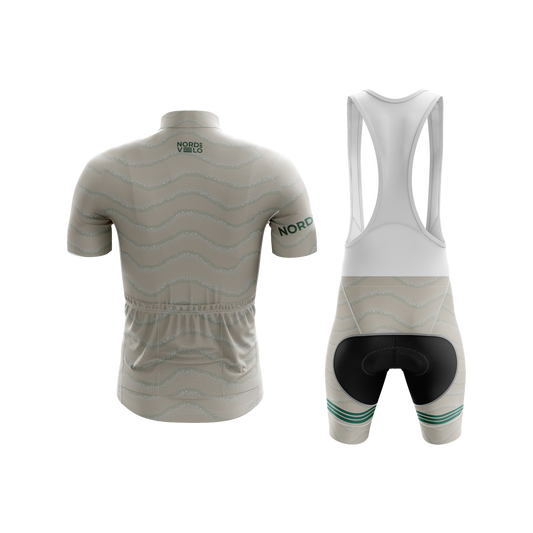 Nordvelo Wavey Men Short Sleeve Kit - Oatmeal rear