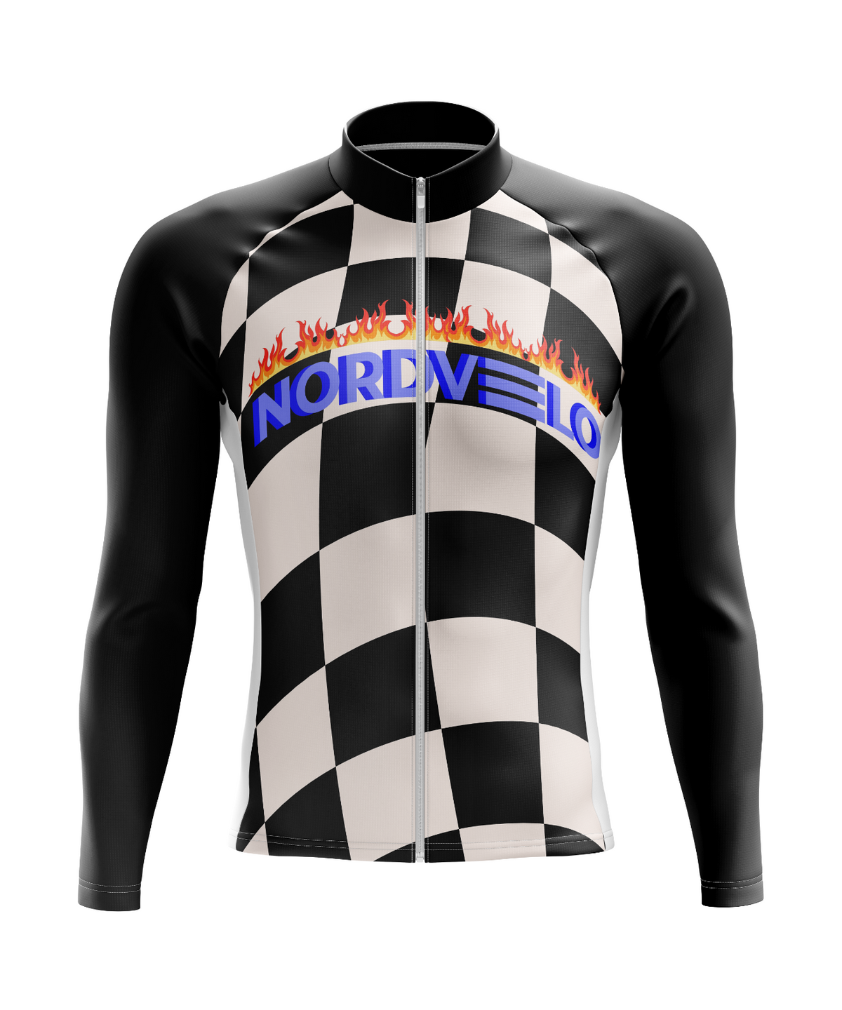 Nordvelo Checkered Men Long Sleeve Jersey
