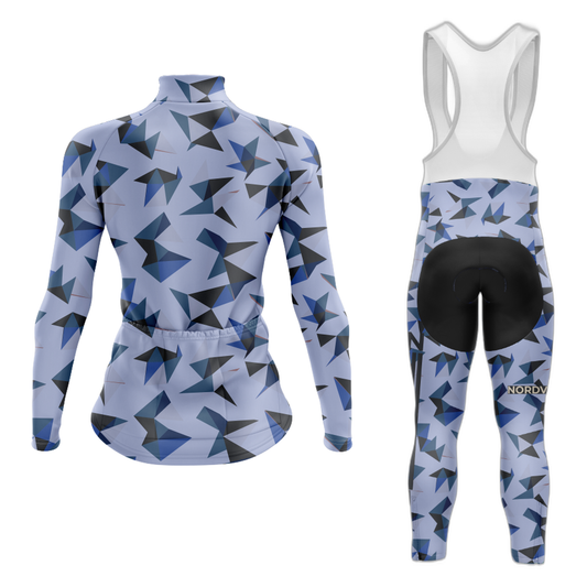 Nordvelo Periwinkle Prism Women's Long Sleeve Kit - Back