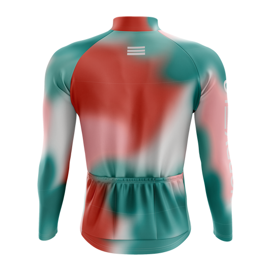 Nordvelo Bloom Men Long Sleeve Jersey - Eucalypt rear