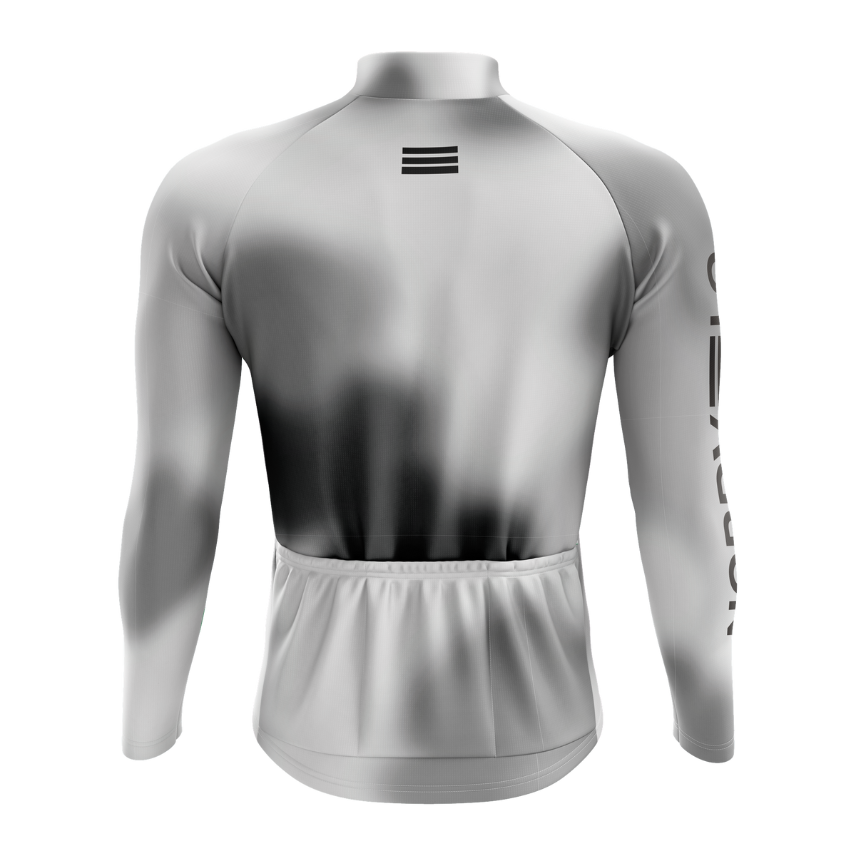 Nordvelo Bloom Men Long Sleeve Jersey - Graphite rear