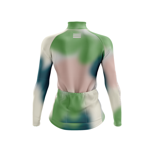 Nordvelo Bloom Women Long Sleeve Jersey - Moss rear
