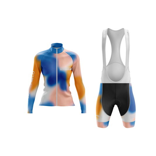 Nordvelo Bloom Women Long Sleeve Kit - Indigo front