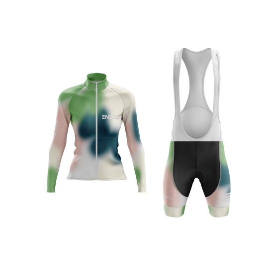Nordvelo Bloom Women Long Sleeve Kit - Moss front
