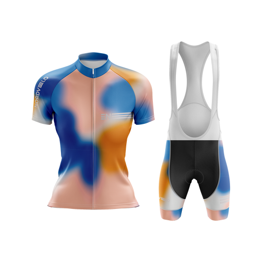 Nordvelo Bloom Women Short Sleeve Kit - Indigo front