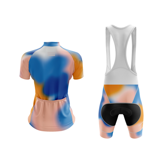 Nordvelo Bloom Women Short Sleeve Kit - Indigo rear