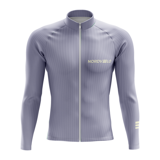 Nordvelo Cadence Men Long Sleeve Jersey - Lilac front