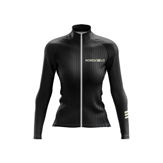 Nordvelo Cadence Women Long Sleeve Jersey - Jet front
