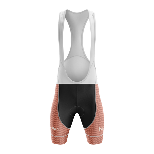 Nordvelo Chainlink Women Bib Shorts - Rust front