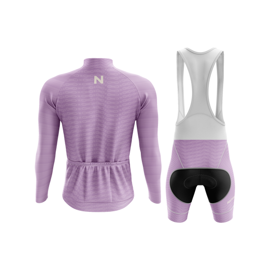 Nordvelo Chainlink Men Long Sleeve Kit - Heather rear