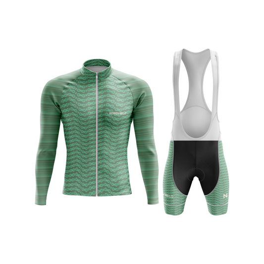 Nordvelo Chainlink Men Long Sleeve Kit - Sage front