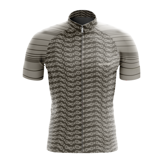 Nordvelo Chainlink Men Short Sleeve Jersey - Bark front